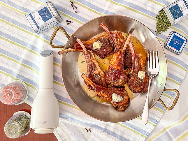 Tarragon Butter Lamb Chops