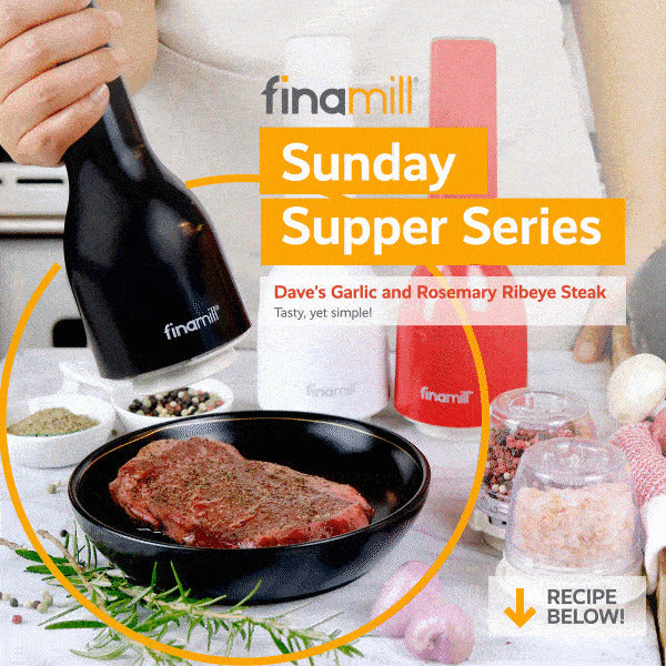 Dave’s Garlic and Rosemary Ribeye Steak