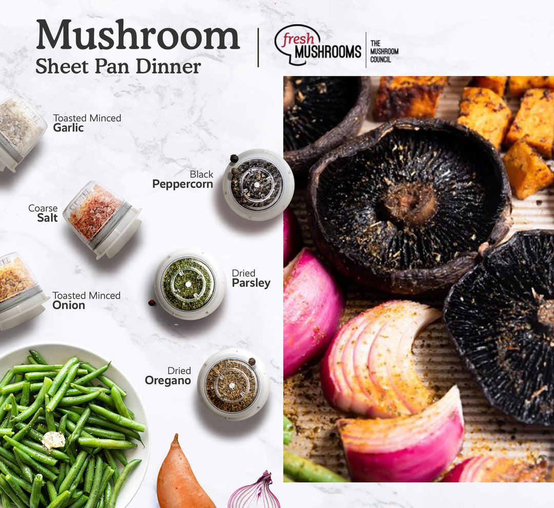 Mushroom Sheet Pan Dinner