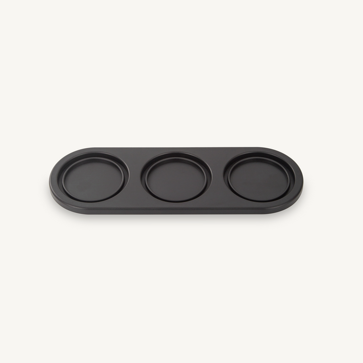 Black Trio Stackable Tray