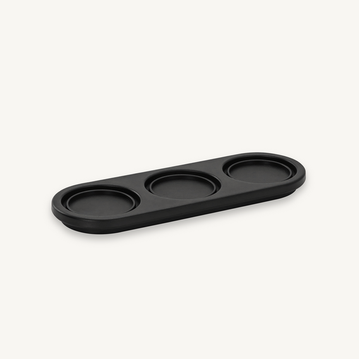 Black Trio Stackable Tray