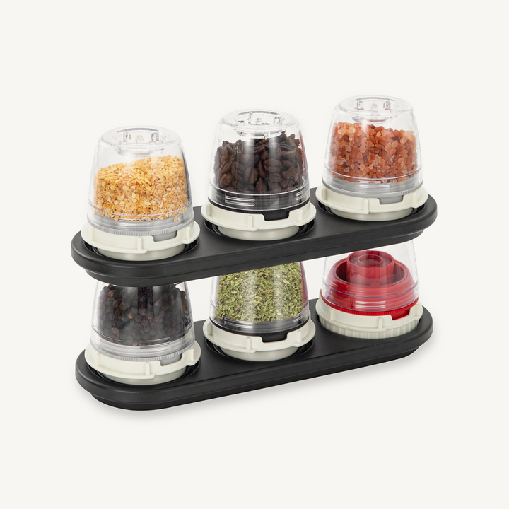 Black Trio Stackable Tray