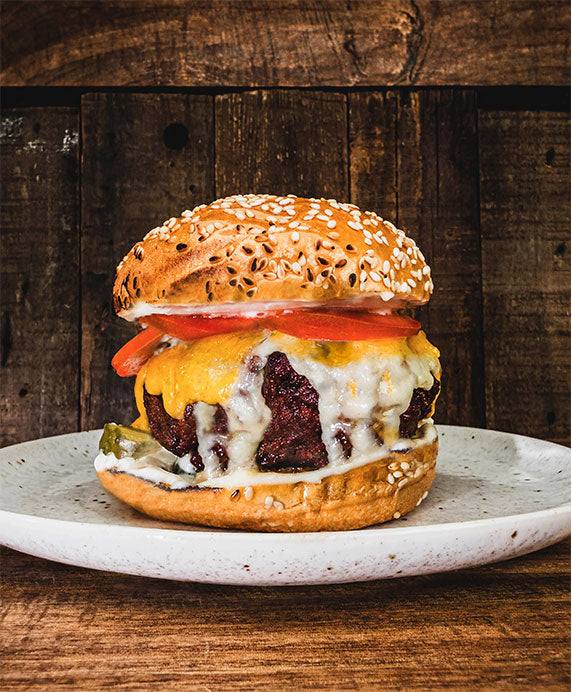 Garlic Parmesan Cheeseburger