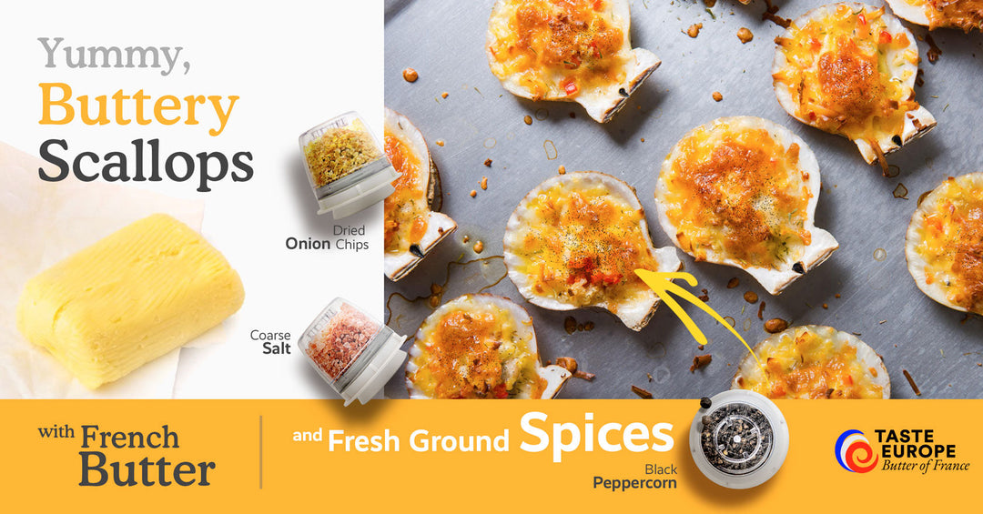 Buttery Scallops Recipe in Three Easy Steps