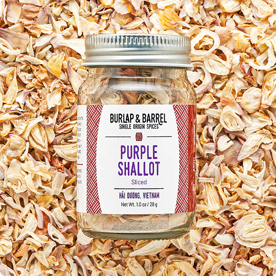 Burlap & Barrel - Purple Shallot Slices