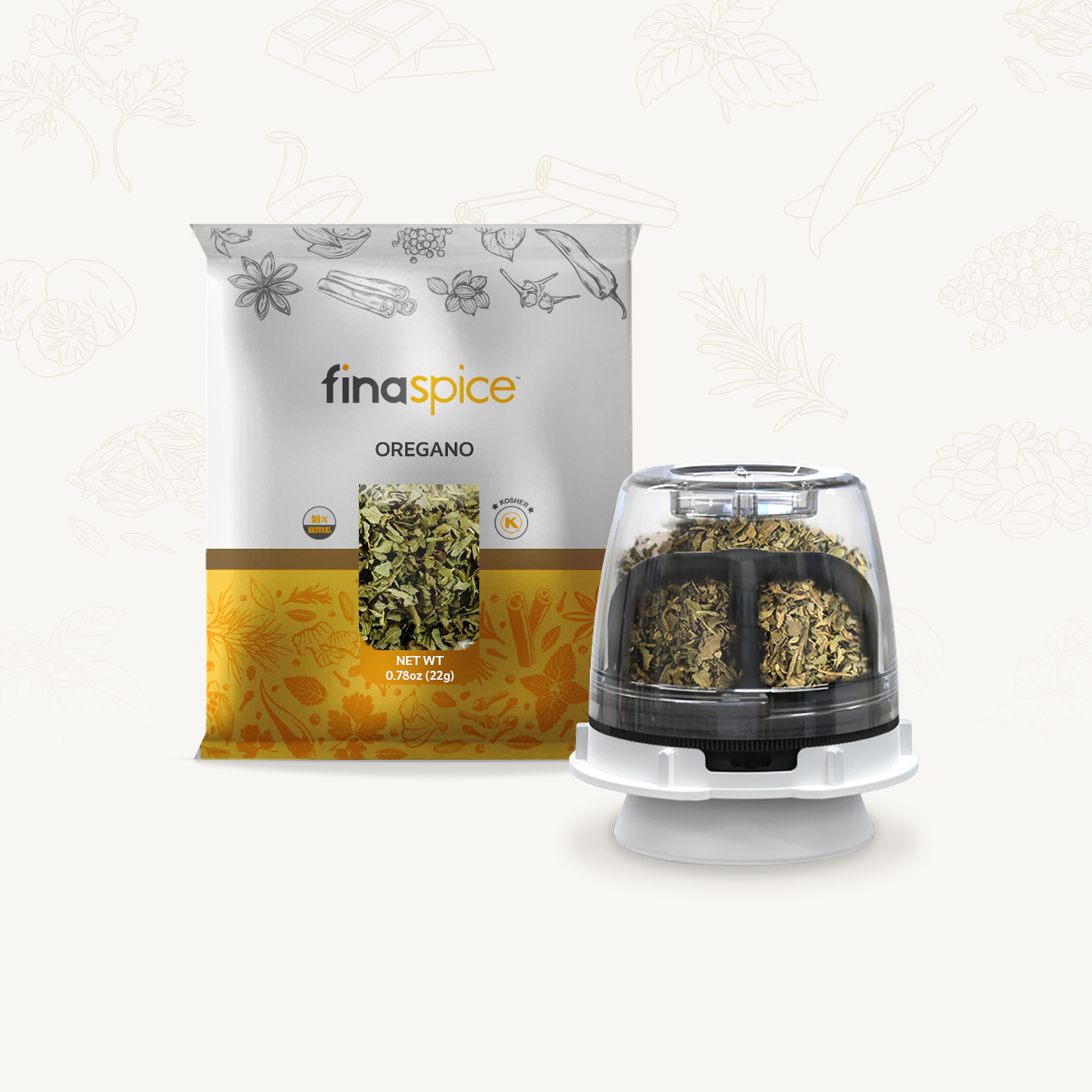 FinaMill Battery-Operated Spice Grinder - Thumbnail 3